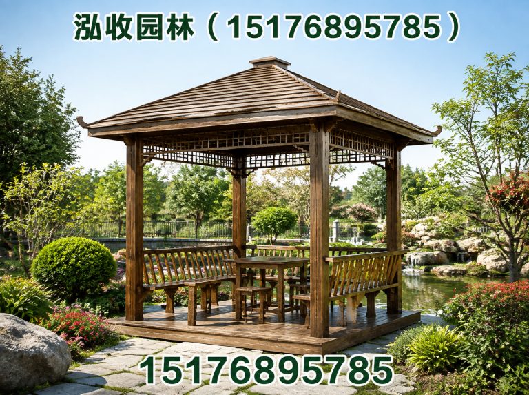 四平京津冀防腐木工程展示图